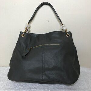 NEW! Cuore & Pelle Designer Pebbled Leather Sage Green Satchel Shoulder Bag